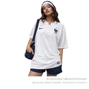 Nike France 2018 World Cup Dri-FIT Jersey White XL Footballcore